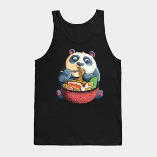 Kawaii Panda Noodles Cute Anime Panda Ramen Otaku Weeaboo Tank Top